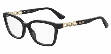 Premium Women Moschino Eyeglasses: MOS598 - Black - SpecSMART Eye Clinic (Diagonal View)